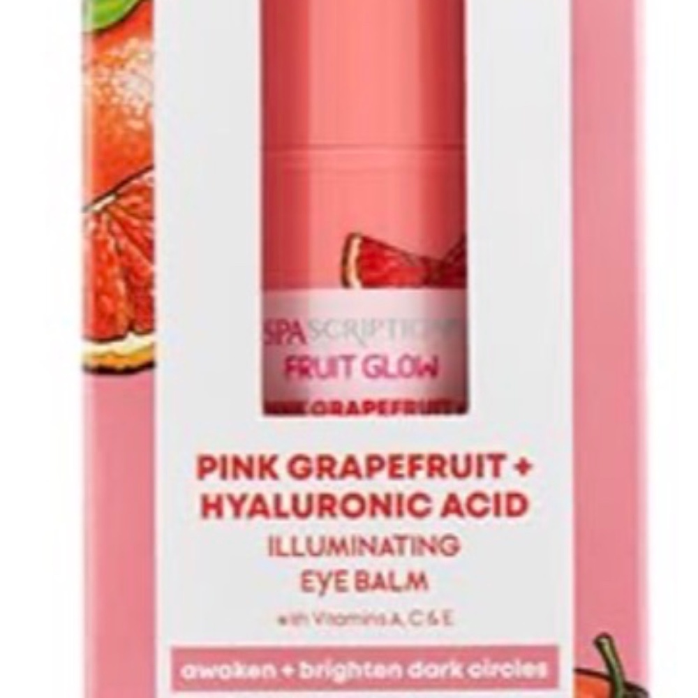 SpaScriptions Fruit Glow- Pink Grapefruit + Hyaluronic Acid Illuminating Eye Bal